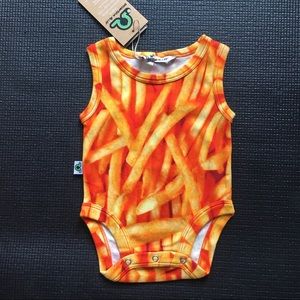 🍟Inchworm Alley baby bodysuit🍟French Fry ❤️